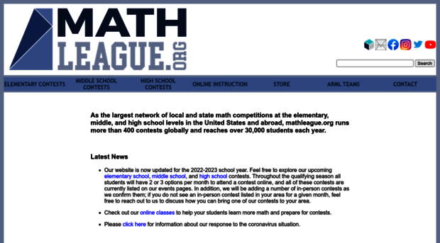mathleague.org