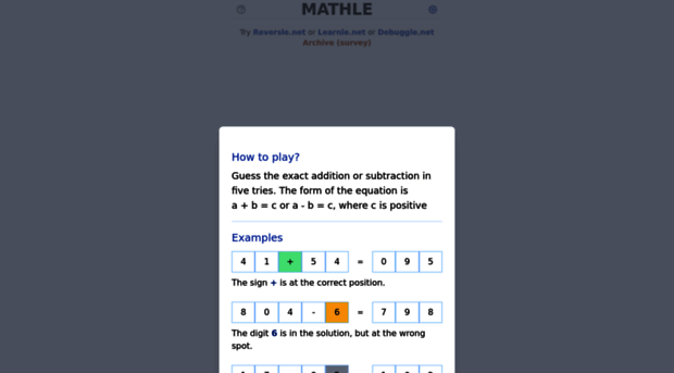 mathlegame.com