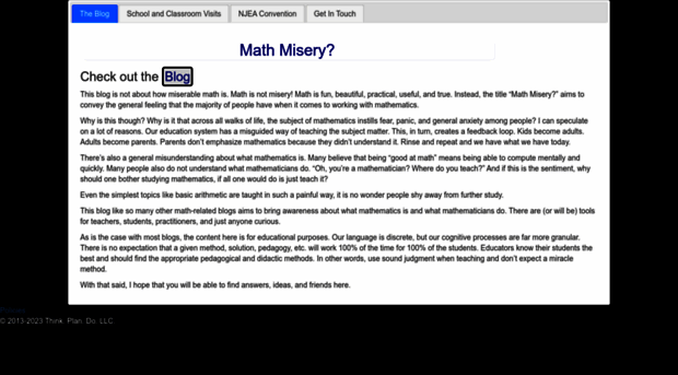 mathmisery.com