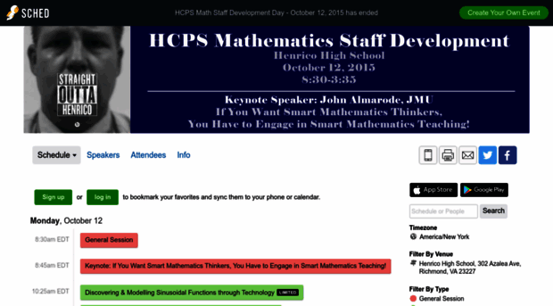 mathprofessionaldevelopment2015.sched.org