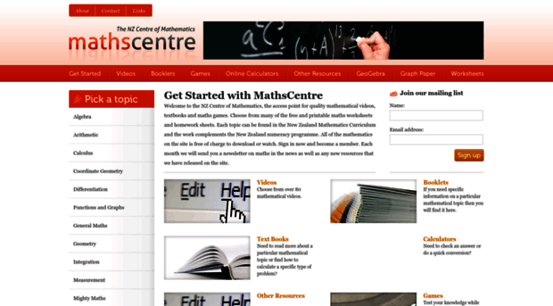 mathscentre.co.nz