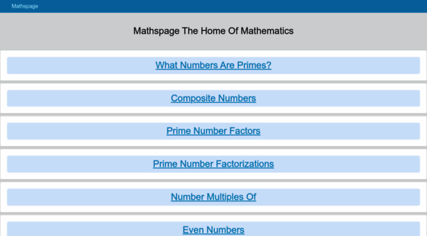 mathspage.com