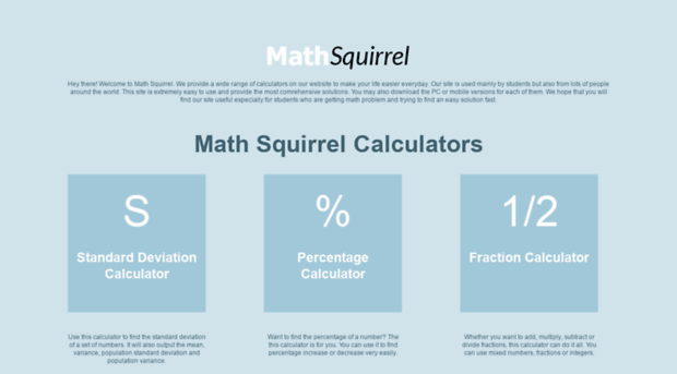 mathsquirrel.com