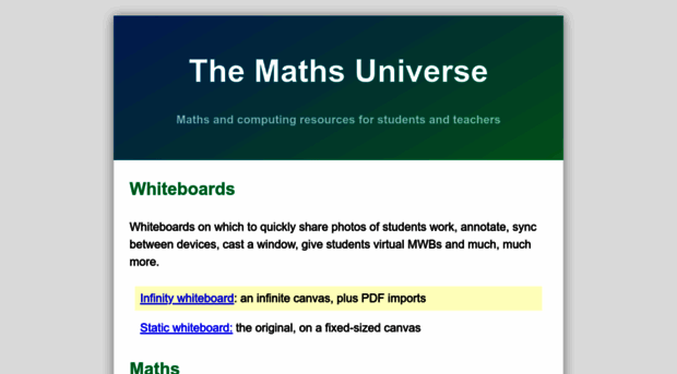 mathsuniverse.com