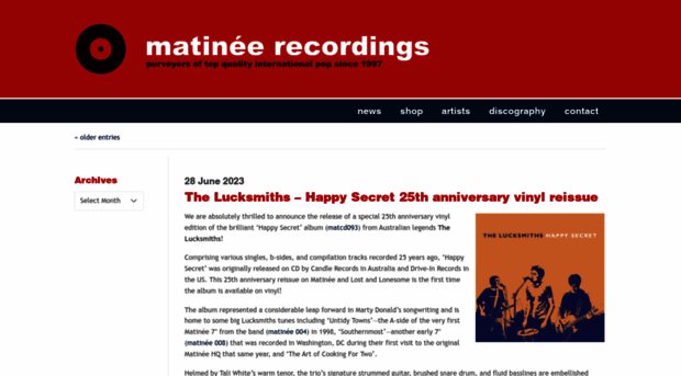 matineerecordings.com