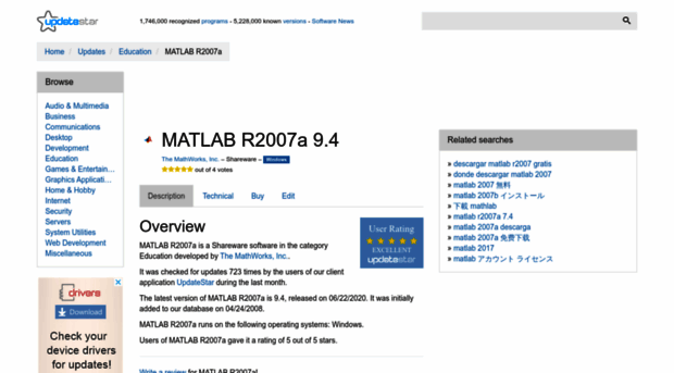 matlab-r2007a.updatestar.com