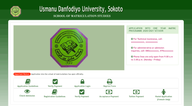 matric.udusok.edu.ng