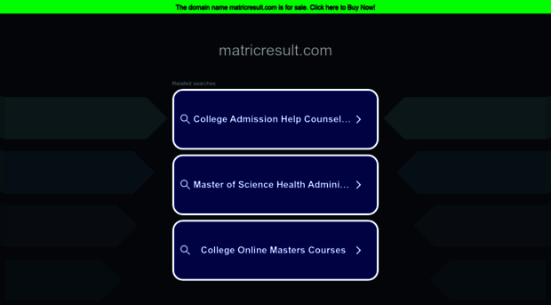 matricresult.com