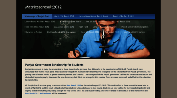 matricsscresult2012.weebly.com