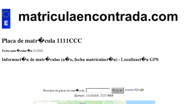 matriculaencontrada.com