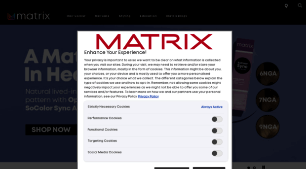 matrixhaircare.co.uk