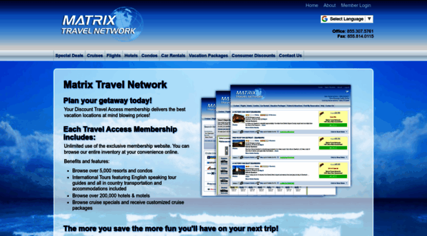 matrixtravelnetwork.com