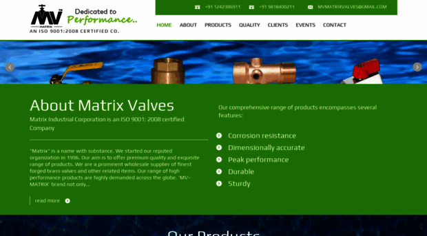 matrixvalves.in