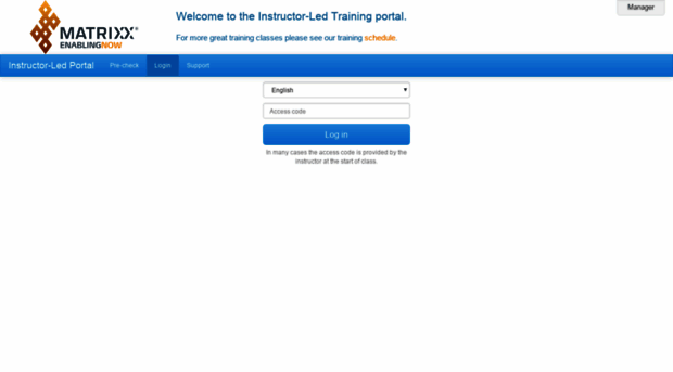 matrixx.instructorled.training