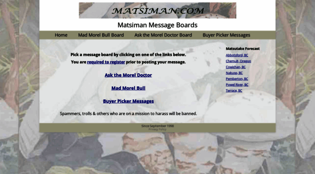 matsimanmessageboards.com