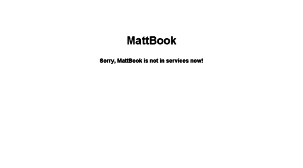 mattbook.net