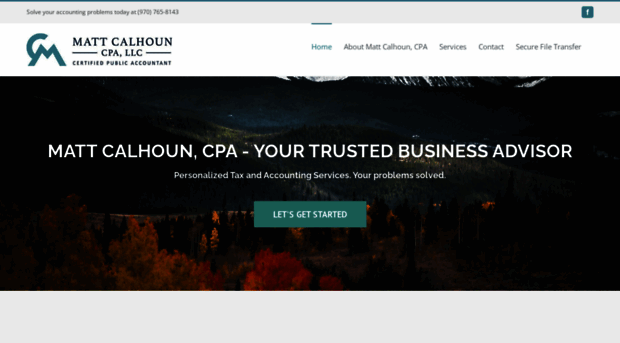 mattcalhouncpa.com