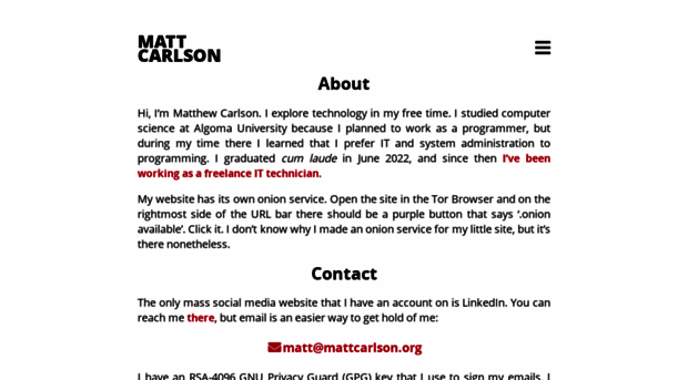 mattcarlson.org
