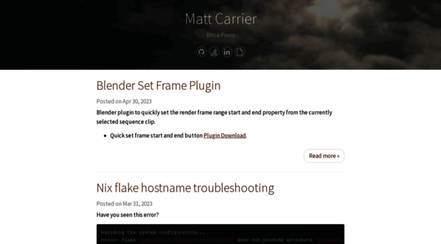 mattcarrier.com