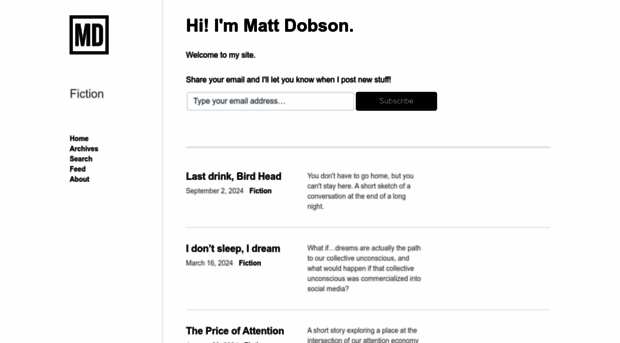 mattdobson.com