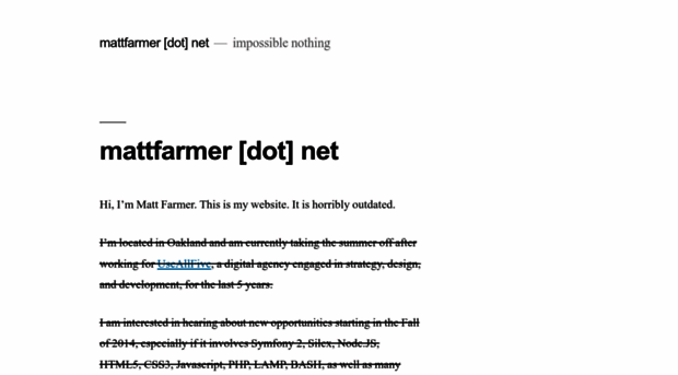 mattfarmer.net