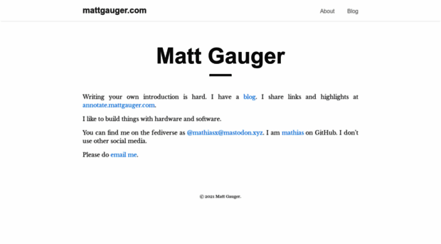 mattgauger.com