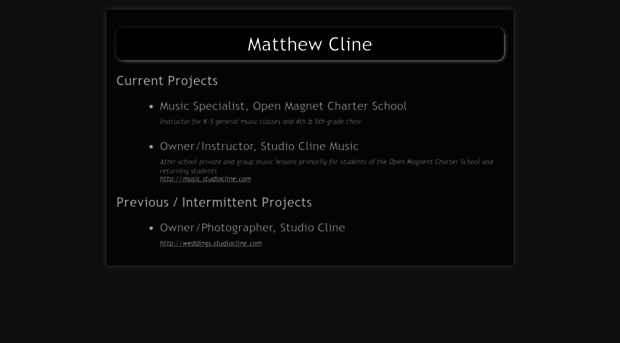 matthewcline.net