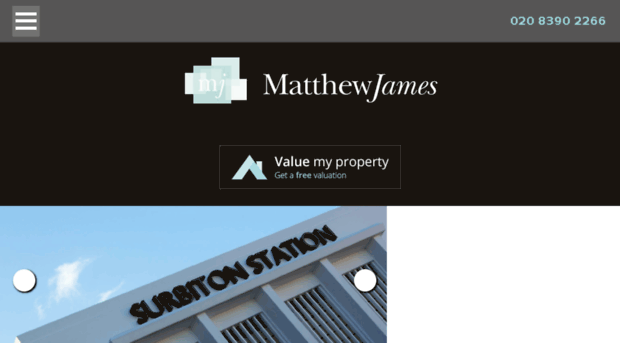 matthewjamesestateagents.co.uk