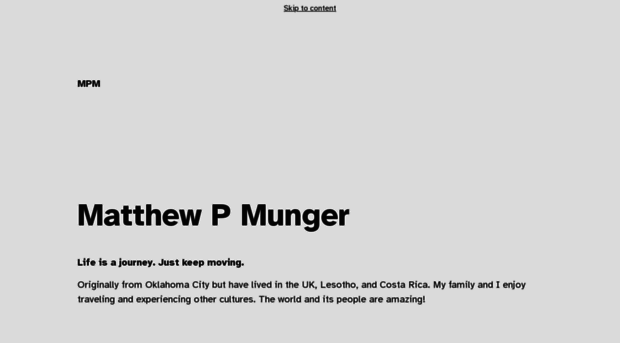 matthewpmunger.com