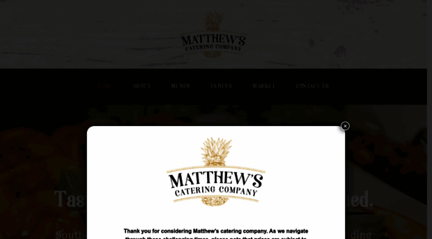 matthewscatering.com