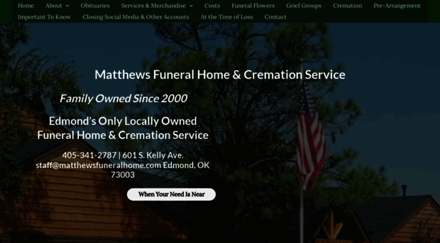 matthewsfuneralhome.com