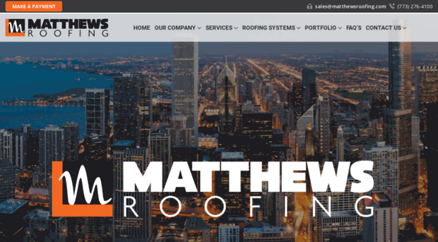 matthewsroofing.com