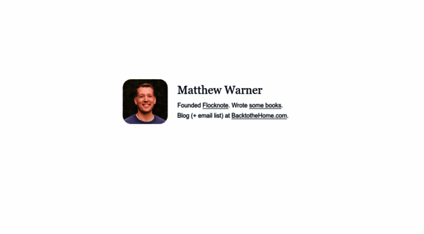 matthewwarner.me