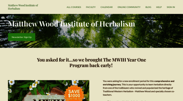 matthewwoodinstituteofherbalism.com