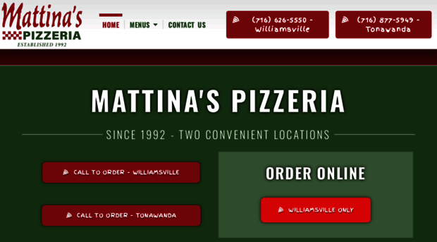 mattinaspizzeria.com