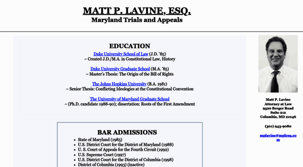 mattlavine.com