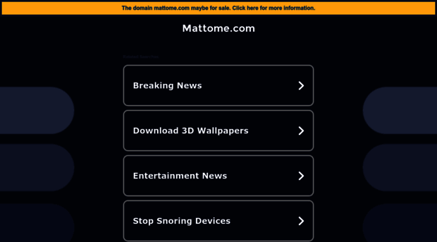 mattome.com