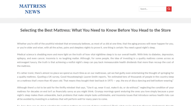 mattress.news