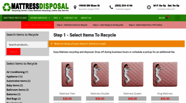 mattressesdisposal.com