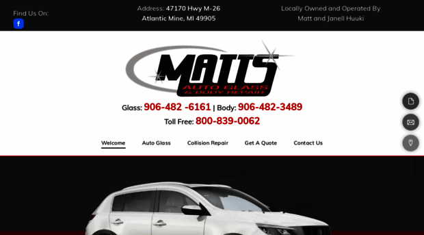 mattsautobodyandglass.com