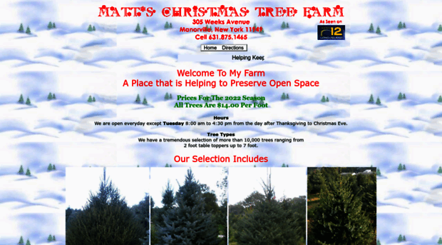 mattschristmastreefarm.com