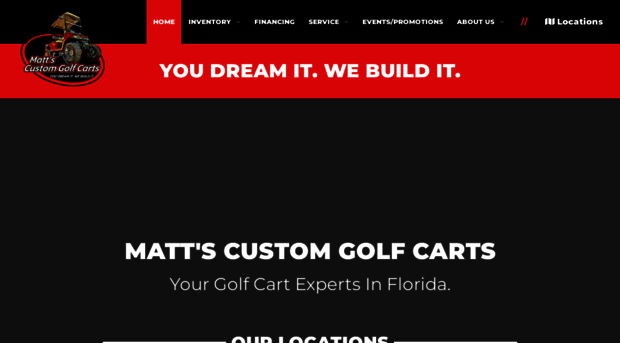 mattscustomgolfcarts.com