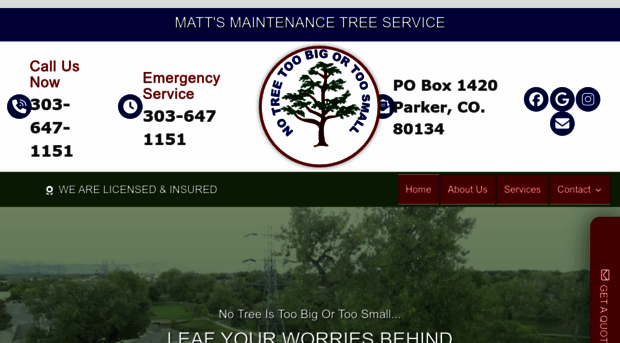 mattsmaintenancetreeservice.com