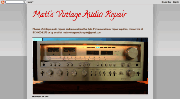 mattsvintageaudiorepair.blogspot.com