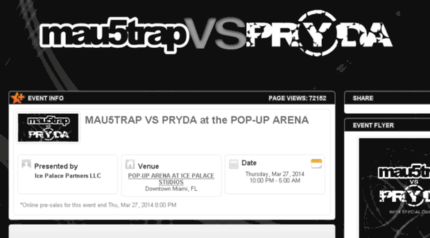 mau5trapvspryda.wantickets.com