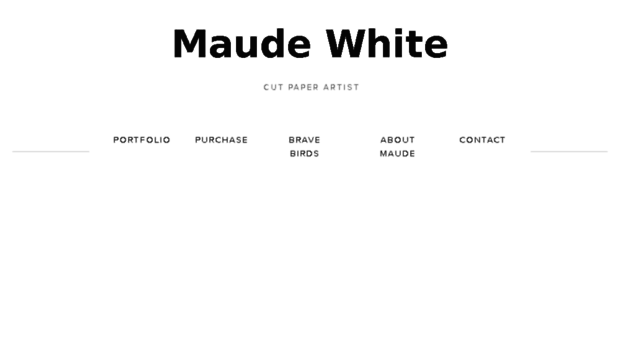 maudewhite.com