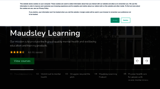 maudsleylearning.com