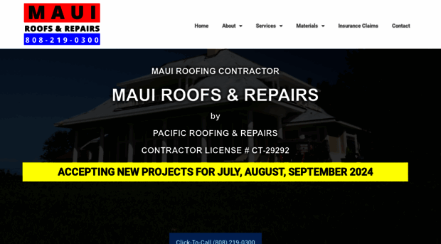 mauiroofingcontractor.com