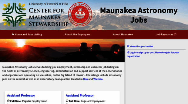 maunakeaastronomyjobs.org