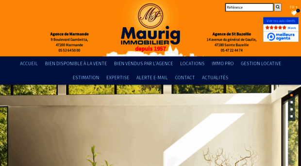 maurigimmobilier.com